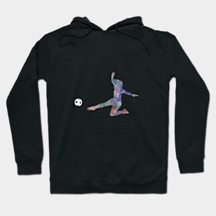 Female Soccer Player Hoodie